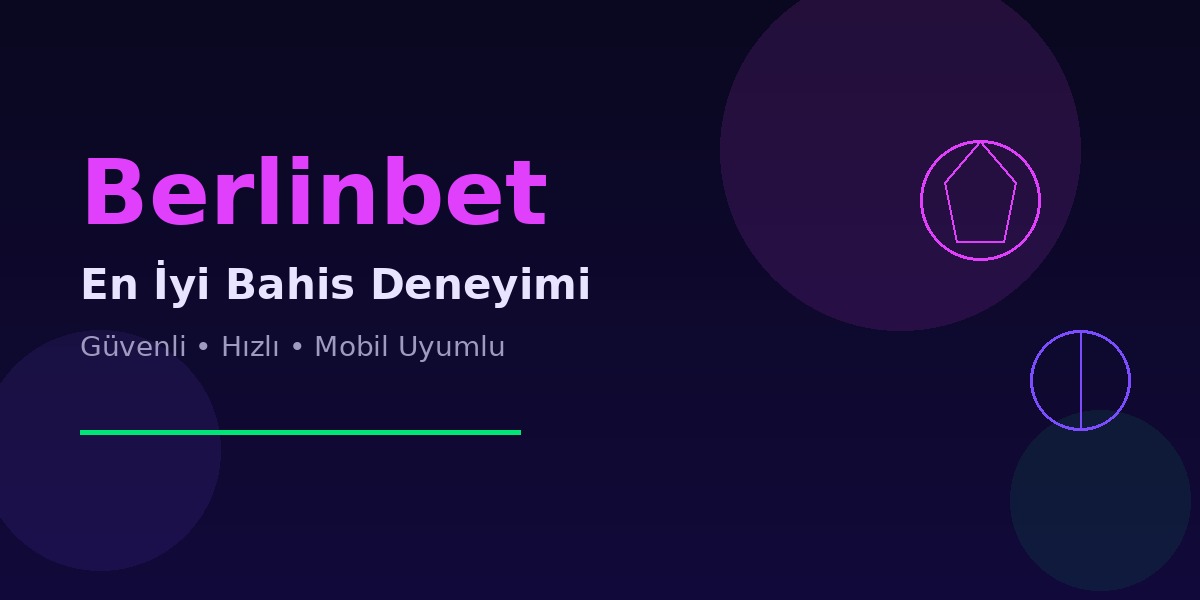 Berlinbet Casino ve Bahis Platformu